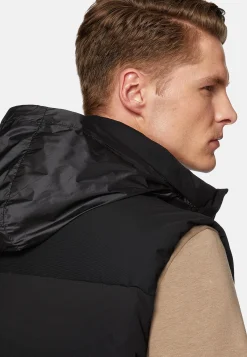 Boggi Milano Gilet En Nylon Extensible En Plume D'Oie B Tech