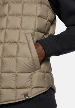 Boggi Milano Gilet En Tissu Technique De Plume D'Oie