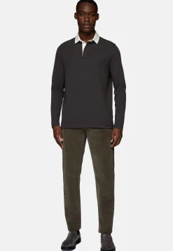 Boggi Milano Jean En Velours Extensible