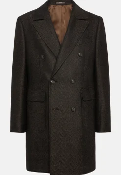 Boggi Milano Manteau Croisé En Laine