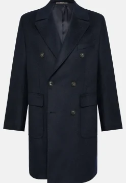 Boggi Milano Manteau Croisé En Laine