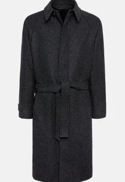 Boggi Milano Manteau En Laine À Simple Boutonnage