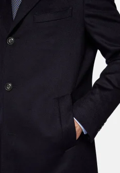 Boggi Milano Manteau En Pur Cachemire À Boutonnage Simple