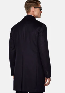 Boggi Milano Manteau En Pur Cachemire À Boutonnage Simple