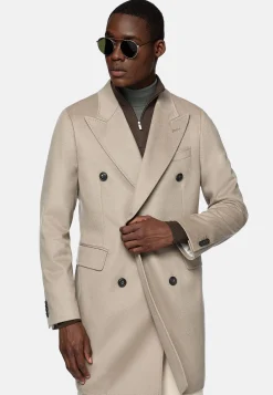 Boggi Milano Manteau En Pur Cachemire À Double Boutonnage
