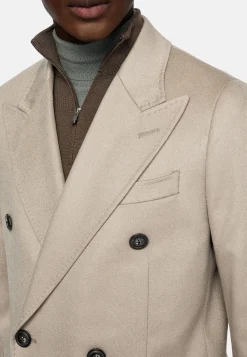 Boggi Milano Manteau En Pur Cachemire À Double Boutonnage