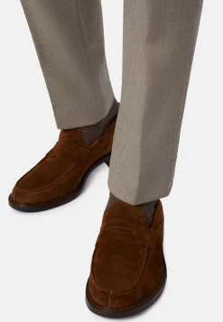 Boggi Milano Mocassins En Daim