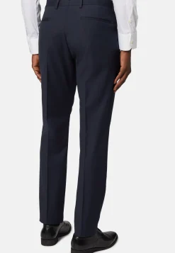 Boggi Milano Pantalon à Micromotif En Laine Extensible