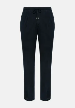 Boggi Milano Pantalon City En Coton Tencel Extensible