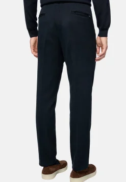Boggi Milano Pantalon City En Coton Tencel Extensible