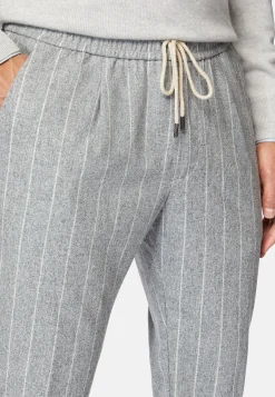 Boggi Milano Pantalon City En Flanelle À Fines Rayures