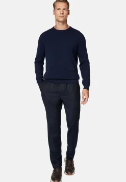 Boggi Milano Pantalon De Ville En Flanelle