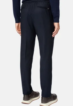 Boggi Milano Pantalon De Ville En Flanelle