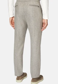 Boggi Milano Pantalon De Ville En Flanelle