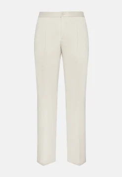Boggi Milano Pantalon En Coton Avec Pinces