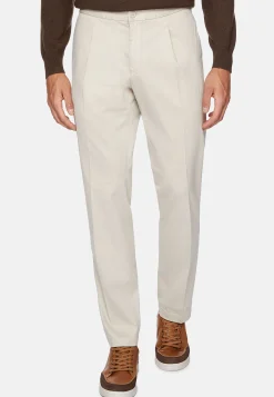 Boggi Milano Pantalon En Coton Avec Pinces