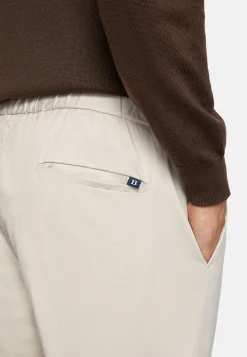 Boggi Milano Pantalon En Coton Avec Pinces