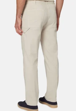 Boggi Milano Pantalon En Coton Extensible