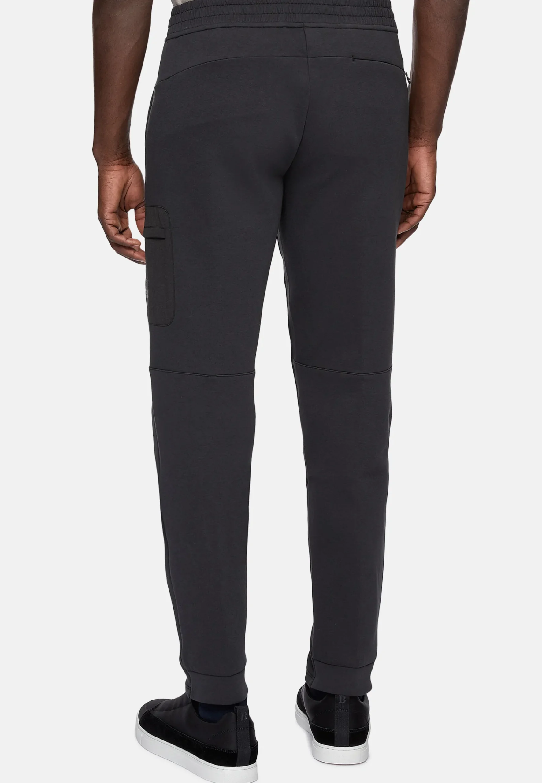 Boggi Milano Pantalon En Coton Mélangé Scuba Léger