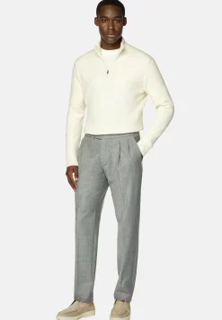 Boggi Milano Pantalon En Flanelle Extensible.