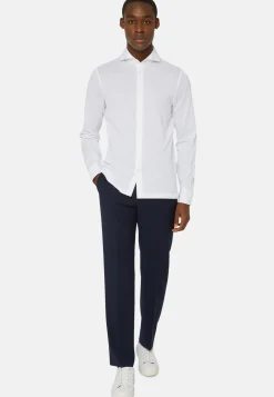 Boggi Milano Pantalon En Laine B Aria