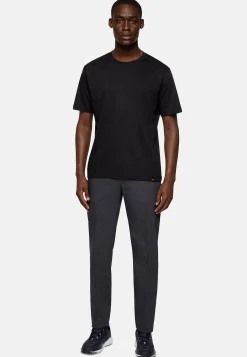 Boggi Milano Pantalon En Tissu Technique Et Coton