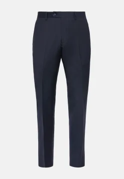 Boggi Milano Pantalon Micro Structurée En Laine