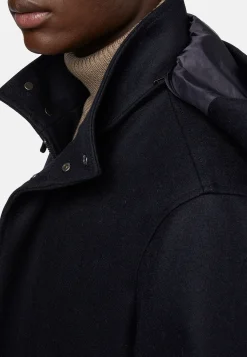 Boggi Milano Parka En Laine Technique