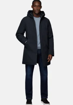 Boggi Milano Parka Lamé En Duvet