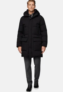 Boggi Milano Parka Technique En Duvet