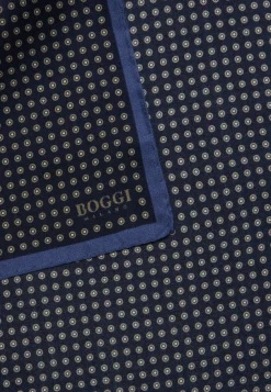 Boggi Milano Pochette Motif Pois En Soie