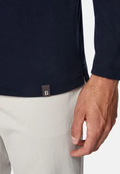 Boggi Milano Polo En Jersey Performant Coton Mélangé