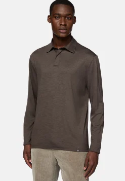 Boggi Milano Polo En Laine Tencel