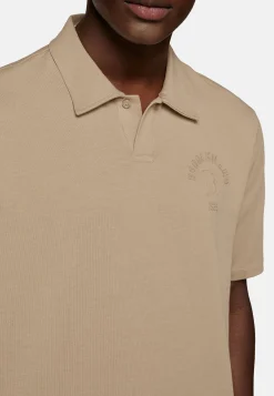Boggi Milano Polo En Mélange De Jersey Et Coton Bio