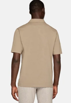 Boggi Milano Polo En Mélange De Jersey Et Coton Bio