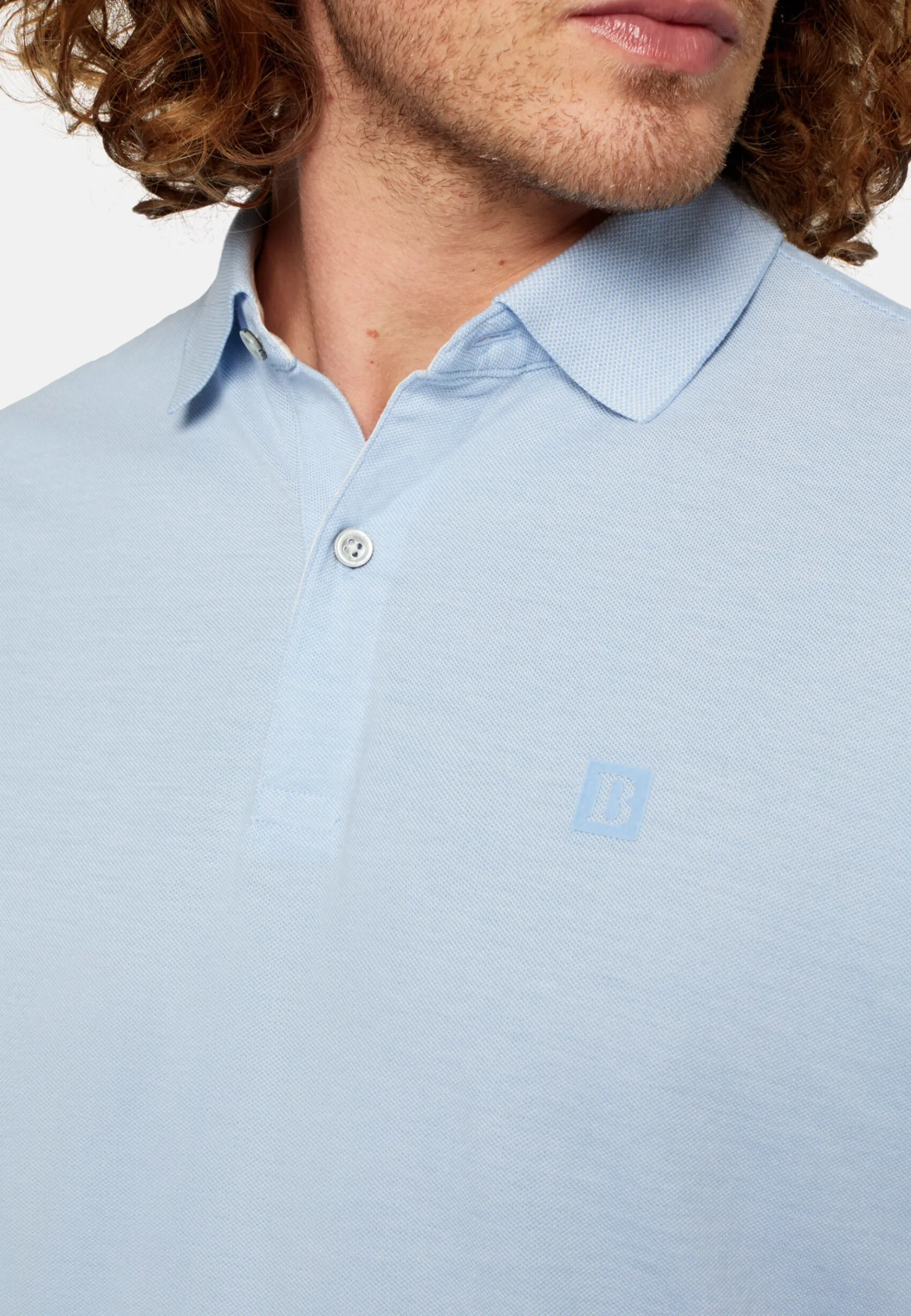 Boggi Milano Polo En Piqué De Coton.