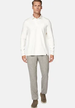 Boggi Milano Polo Rugby En Jersey De Coton Mélangé Regular Fit