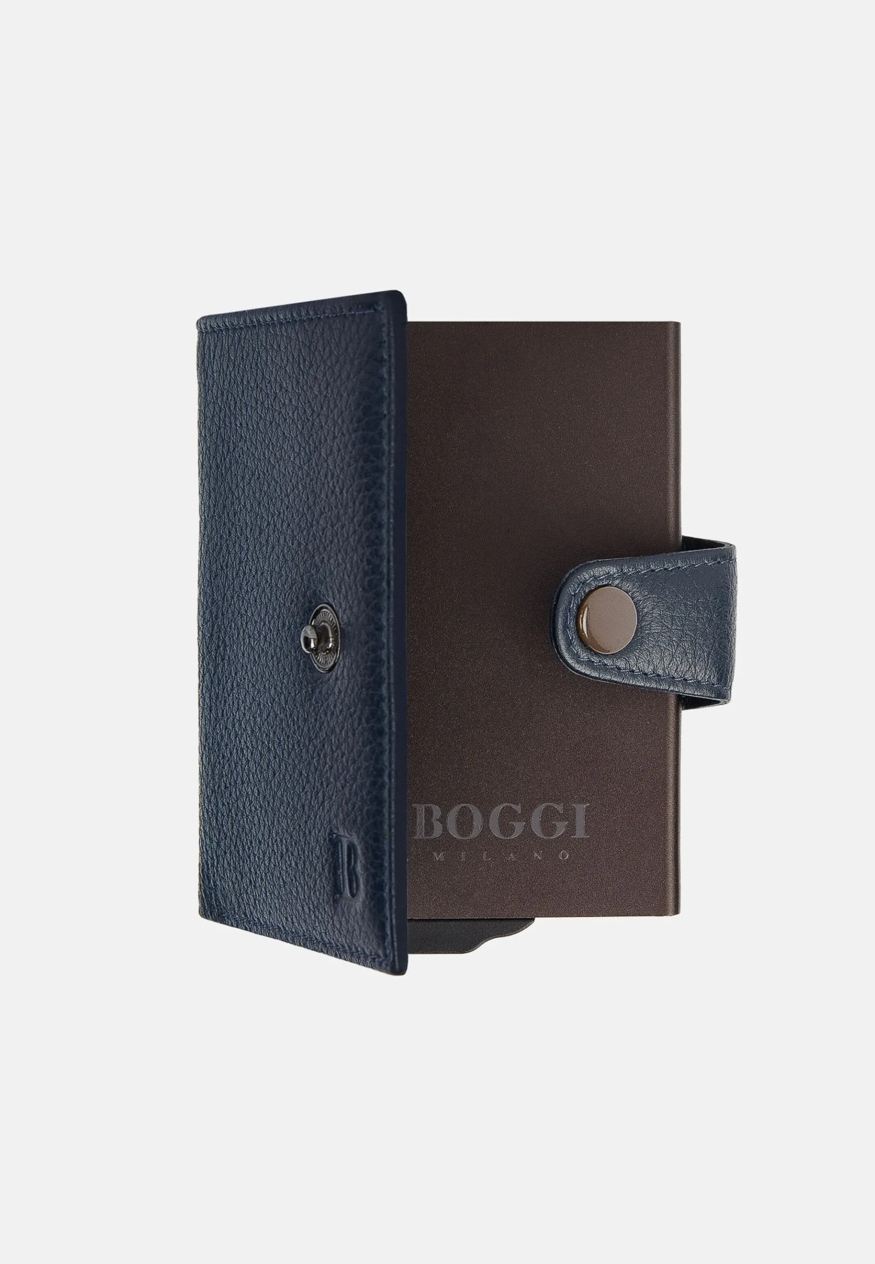 Boggi Milano Porte-Cartes En Cuir