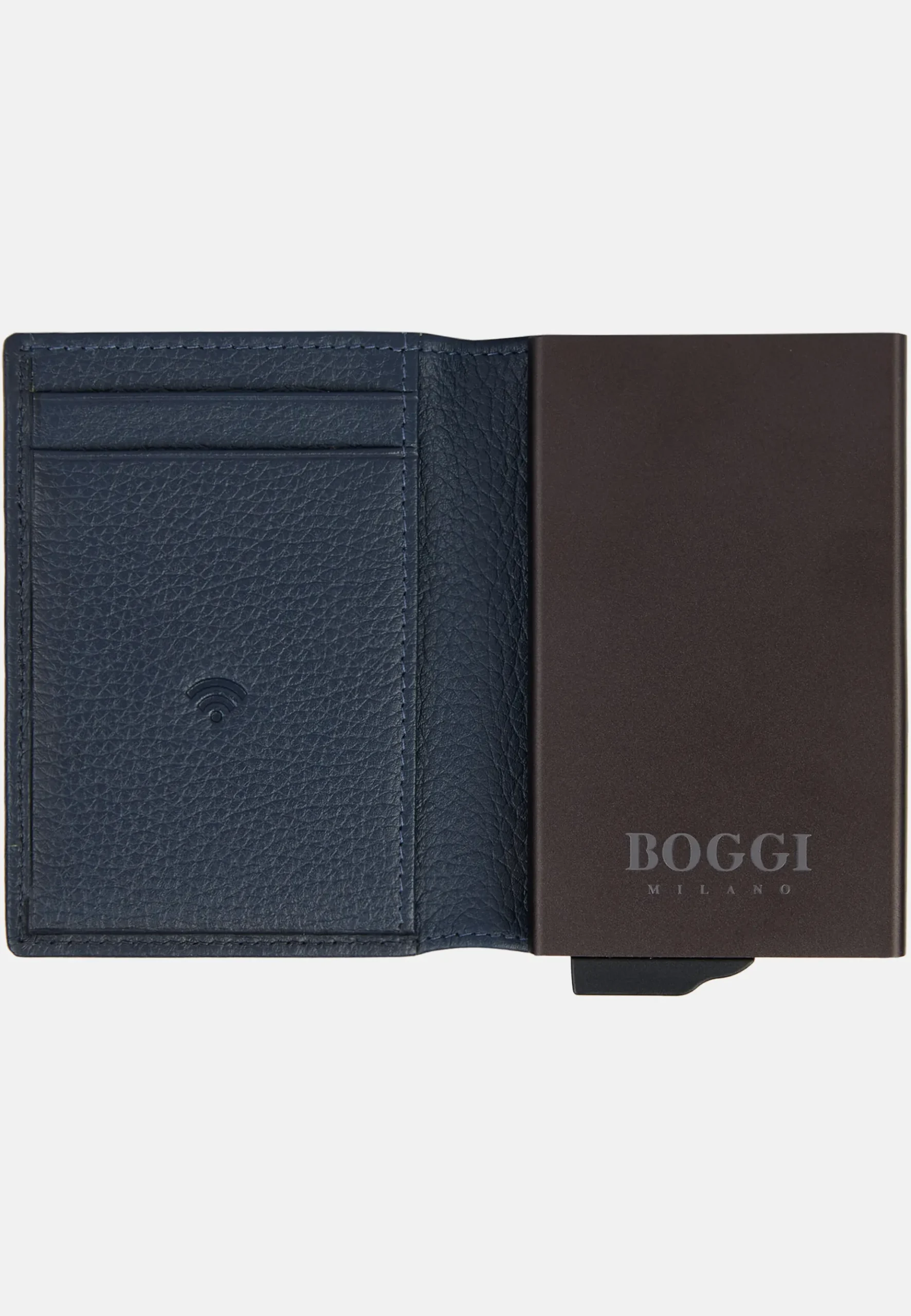Boggi Milano Porte-Cartes En Cuir