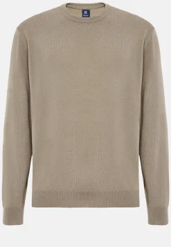 Boggi Milano Pull Col Rond En Laine Mérinos