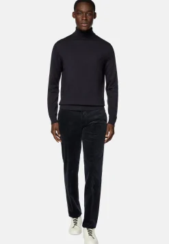 Boggi Milano Pull Col Roulé En Laine Mérinos