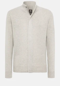 Boggi Milano Pull Full Zip En Laine Cachemire