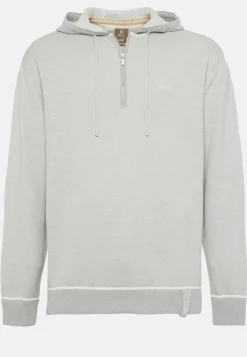 Boggi Milano Pull Demi-Zip En Coton Soie Cachemire