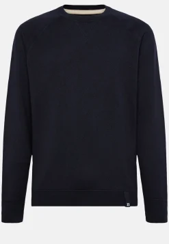 Boggi Milano Pull Ras-du-cou En Coton Soie Cachemire