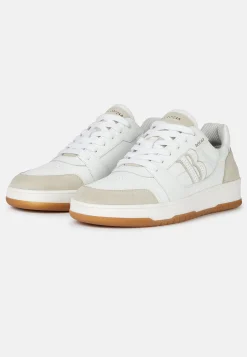 Boggi Milano Sneakers hes En Cuir Avec Macro Logo