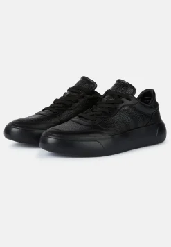 Boggi Milano Sneakers En Cuir Foulonné Avec Logo