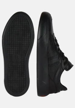Boggi Milano Sneakers En Cuir Foulonné Avec Logo