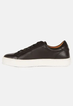 Boggi Milano Sneakers En Cuir Noir
