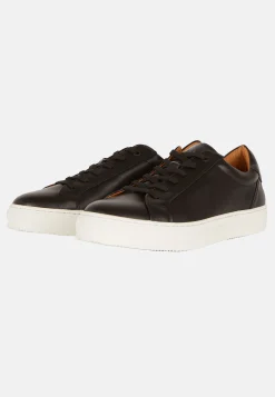 Boggi Milano Sneakers En Cuir Noir