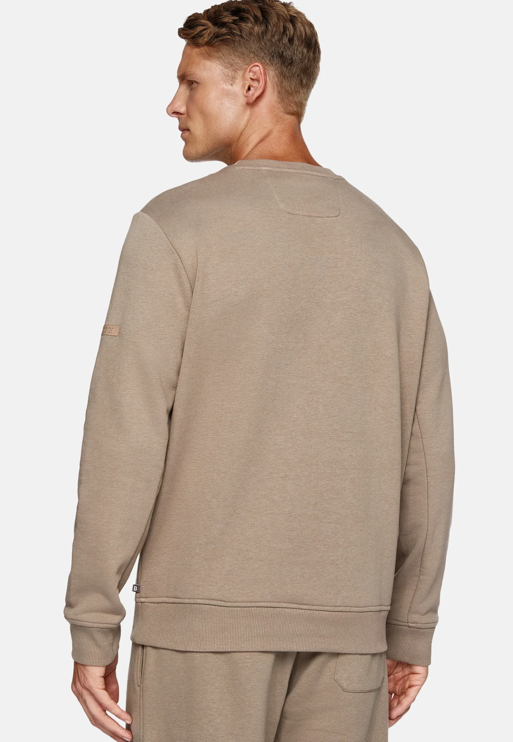 Boggi Milano Sweat À Col Rond En Coton Mélangé